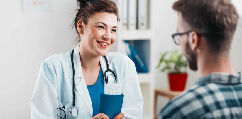 Photo of a Doctor with Patient